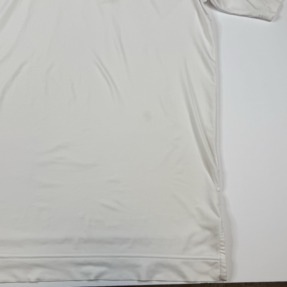 Footjoy FJ Golf Polo Abaco Club Blue White Short Sleeve Stretch Mens XL - Picture 12 of 14